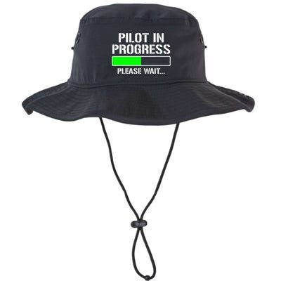 Pilot In Progress Funny Flight School Student Bucket Hat