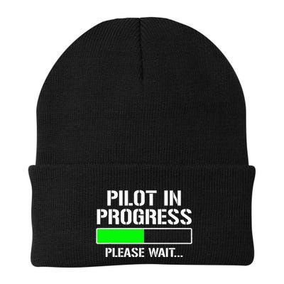 Pilot In Progress Funny Flight School Student Beanie