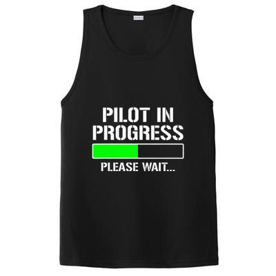 Pilot In Progress Funny Flight School Student PosiCharge Competitor Tank