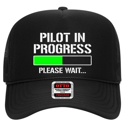 Pilot In Progress Funny Flight School Student Trucker Hat