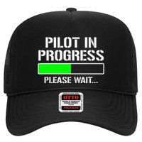 Pilot In Progress Funny Flight School Student Trucker Hat