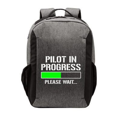 Pilot In Progress Funny Flight School Student Vector Backpack
