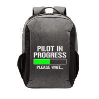 Pilot In Progress Funny Flight School Student Vector Backpack