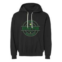 Paddy's Irish Pub Whiskey And Ale St Patrick's Day Garment-Dyed Fleece Hoodie