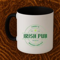 Paddy's Irish Pub Whiskey And Ale St Patrick's Day Mug