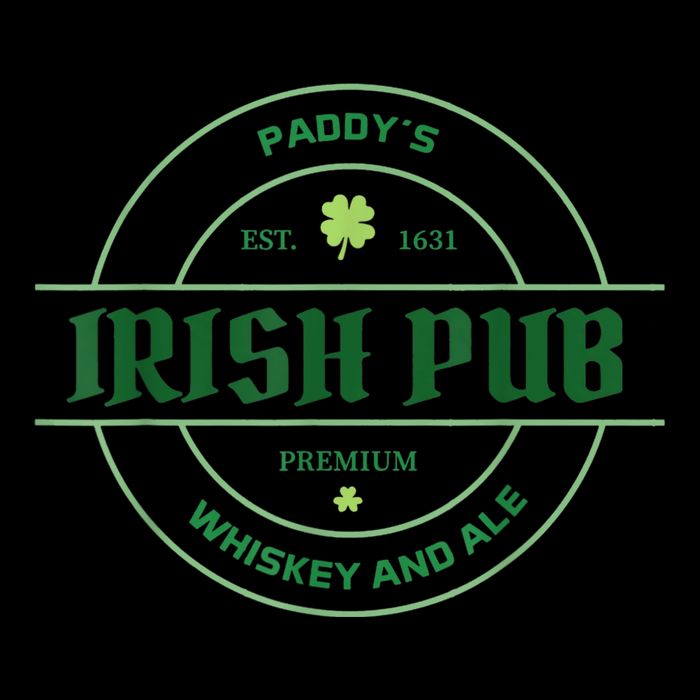 Paddy's Irish Pub Whiskey And Ale St Patrick's Day Flatbill Hat