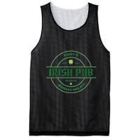 Paddy's Irish Pub Whiskey And Ale St Patrick's Day Mesh Reversible Basketball Jersey Tank