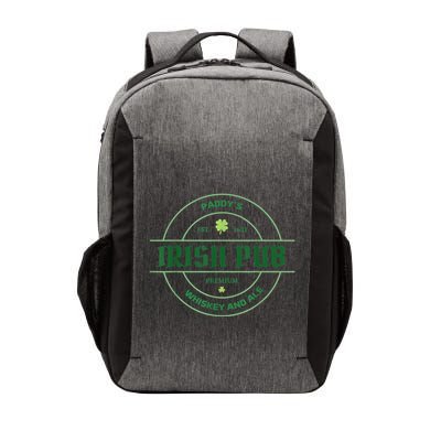 Paddy's Irish Pub Whiskey And Ale St Patrick's Day Vector Backpack