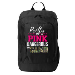 Pretty In Pinks D.Angerous In Camo Hunting City Backpack