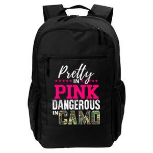 Pretty In Pinks D.Angerous In Camo Hunting Daily Commute Backpack