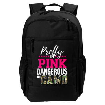 Pretty In Pinks D.Angerous In Camo Hunting Daily Commute Backpack