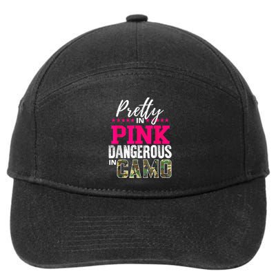 Pretty In Pinks D.Angerous In Camo Hunting 7-Panel Snapback Hat