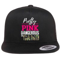 Pretty In Pinks D.Angerous In Camo Hunting Flat Bill Trucker Hat