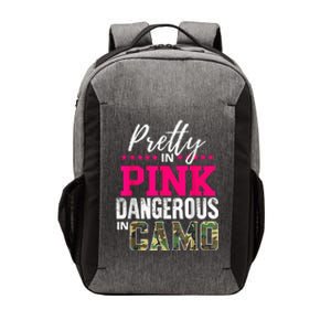 Pretty In Pinks D.Angerous In Camo Hunting Vector Backpack