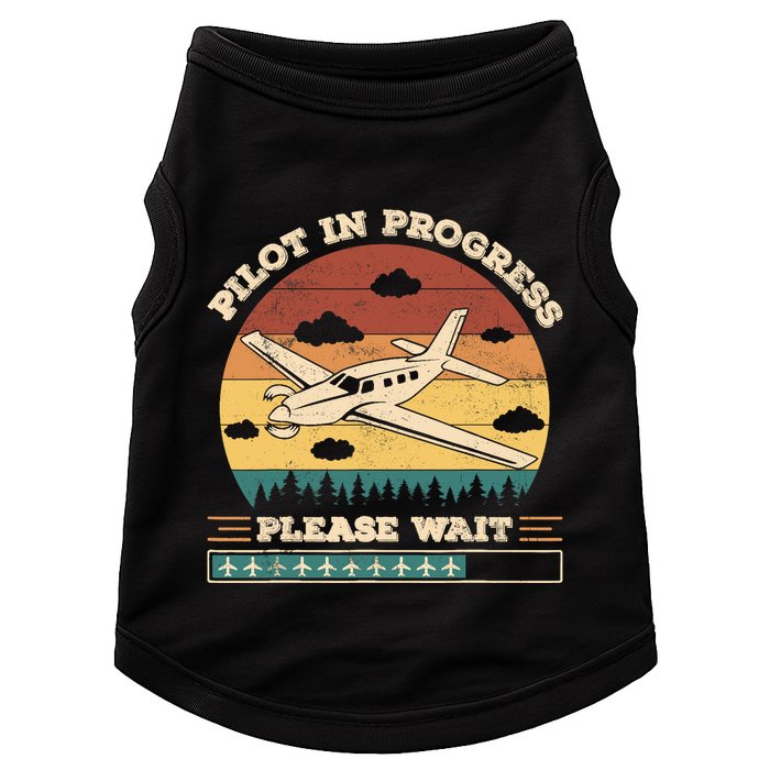 Pilot In Progress Please Wait Funny Aviation Future Pilots Doggie Tank