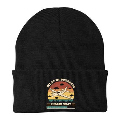Pilot In Progress Please Wait Funny Aviation Future Pilots Beanie