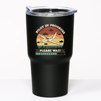 Pilot In Progress Please Wait Funny Aviation Future Pilots Tumbler