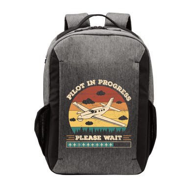 Pilot In Progress Please Wait Funny Aviation Future Pilots Vector Backpack