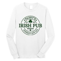 Paddy's Irish Pub Est 1631 Whiskey And Ale Irish St Patrick's Day Long Sleeve Shirt