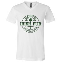 Paddy's Irish Pub Est 1631 Whiskey And Ale Irish St Patrick's Day V-Neck T-Shirt