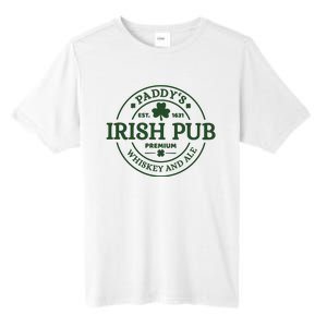 Paddy's Irish Pub Est 1631 Whiskey And Ale Irish St Patrick's Day Tall Fusion ChromaSoft Performance T-Shirt