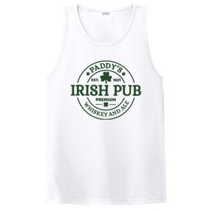 Paddy's Irish Pub Est 1631 Whiskey And Ale Irish St Patrick's Day PosiCharge Competitor Tank