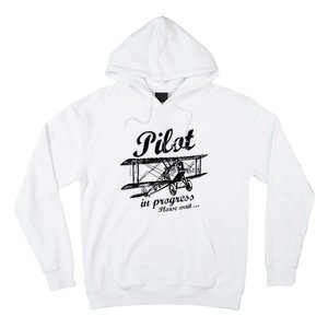 Pilot In Progress Please Wait | Funny Aviation Pilot Hoodie