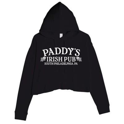 Paddy's Irish Pub St. Patrick's Day Crop Fleece Hoodie