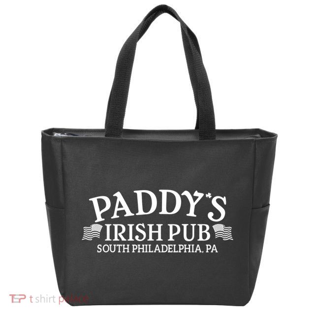 Paddy's Irish Pub St. Patrick's Day Zip Tote Bag
