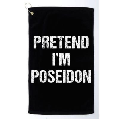 Pretend Im Poseidon Costume Greek God Halloween Party Golf Towel