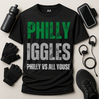 Philly Iggles Philly Vs All Youse Cooling Performance Crew T-Shirt