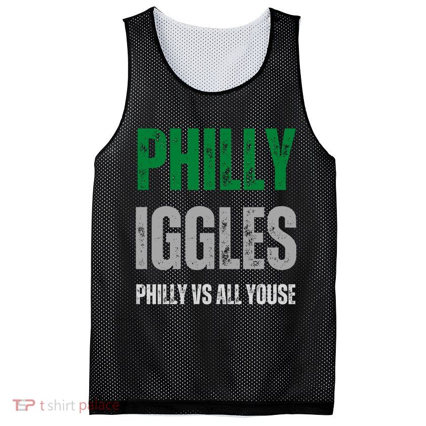 Philly Iggles Philly Vs All Youse Mesh Reversible Basketball Jersey Tank