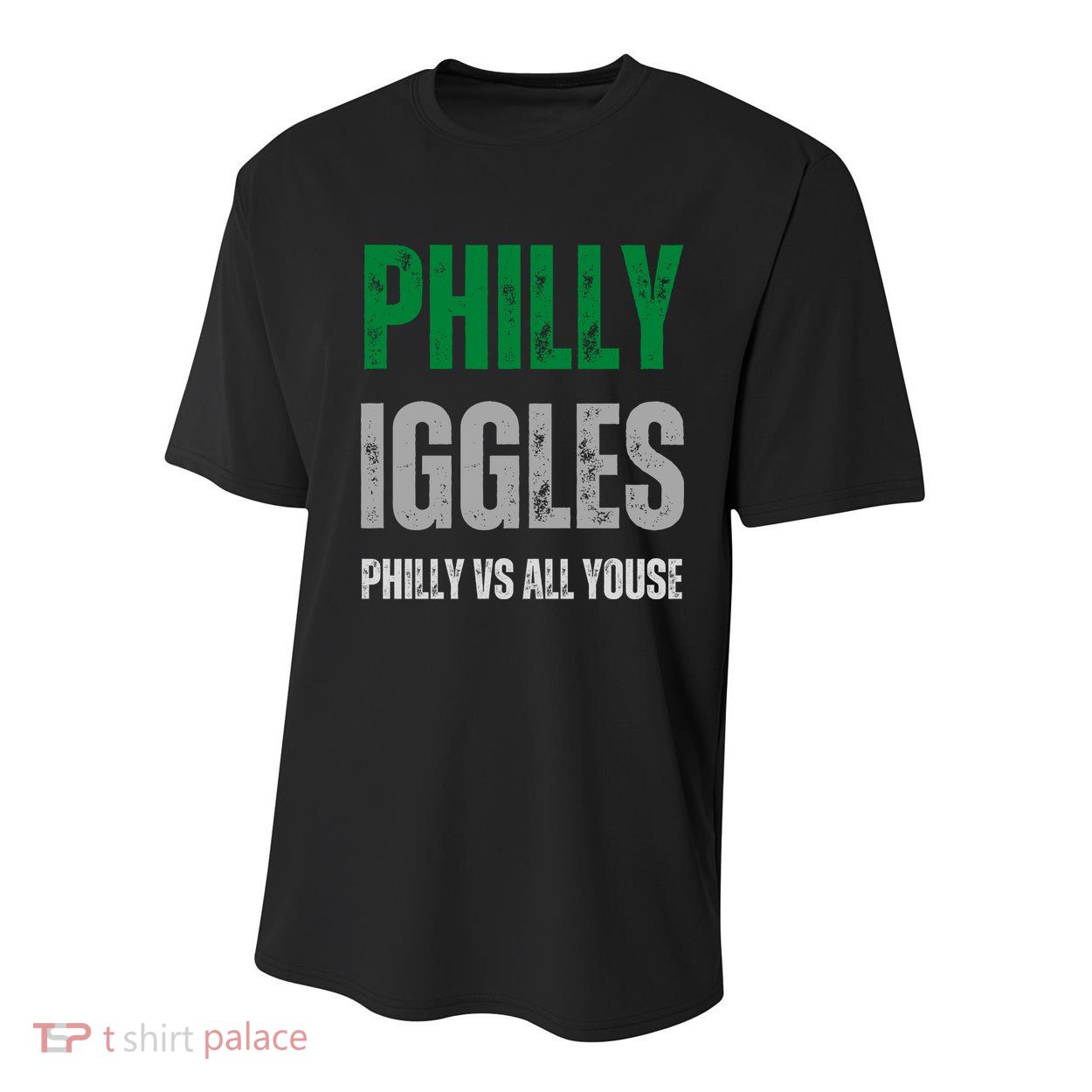 Philly Iggles Philly Vs All Youse Youth Performance Sprint T-Shirt