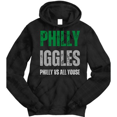 Philly Iggles Philly Vs All Youse Tie Dye Hoodie