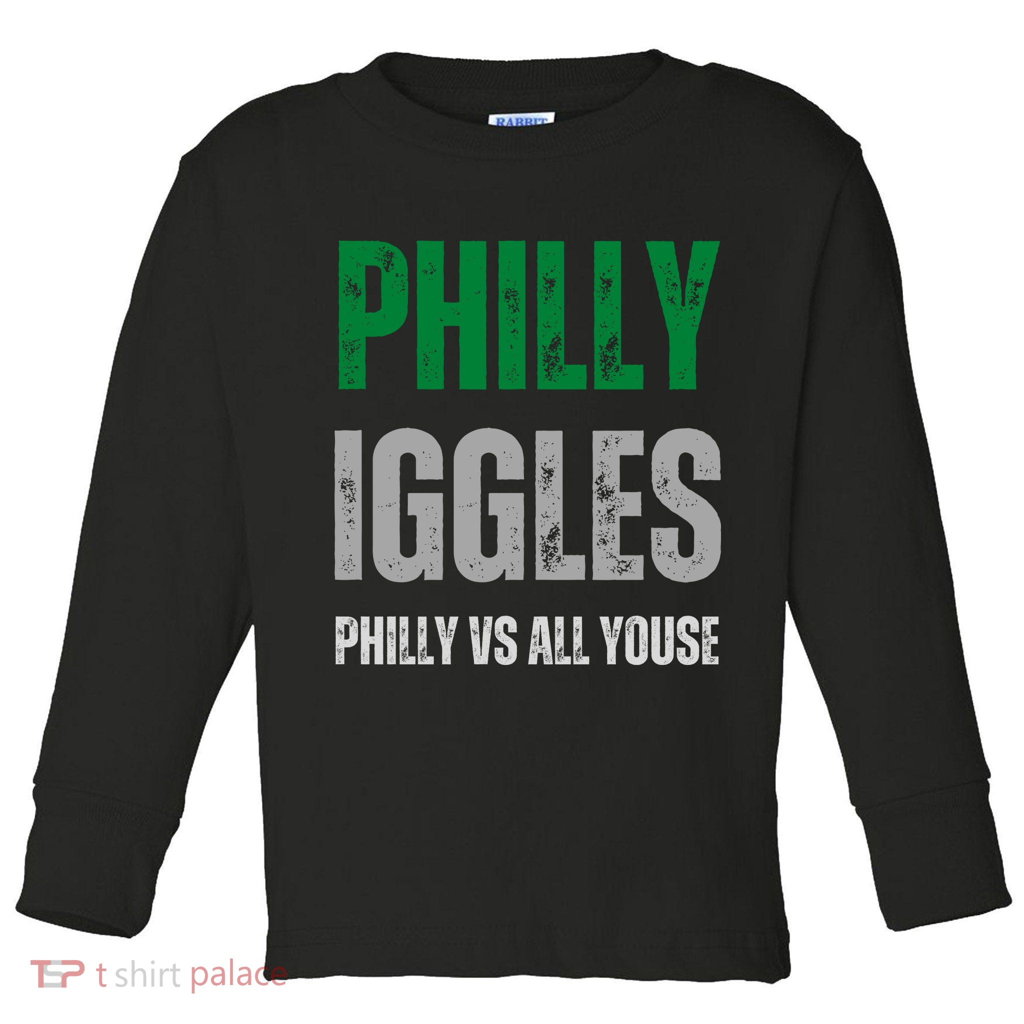 Philly Iggles Philly Vs All Youse Toddler Long Sleeve Shirt