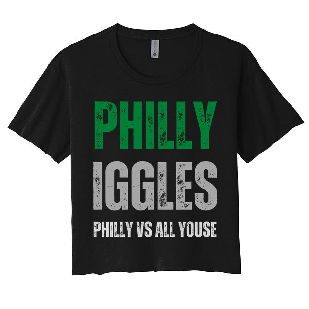 Philly Iggles Philly Vs All Youse Crop Top