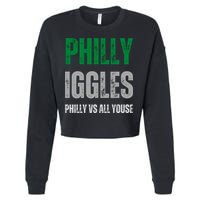 Philly Iggles Philly Vs All Youse Cropped Pullover Crew