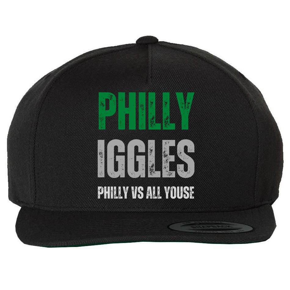 Philly Iggles Philly Vs All Youse Wool Snapback Cap