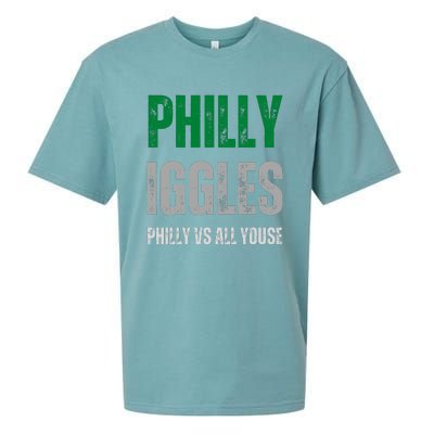 Philly Iggles Philly Vs All Youse Sueded Cloud Jersey T-Shirt