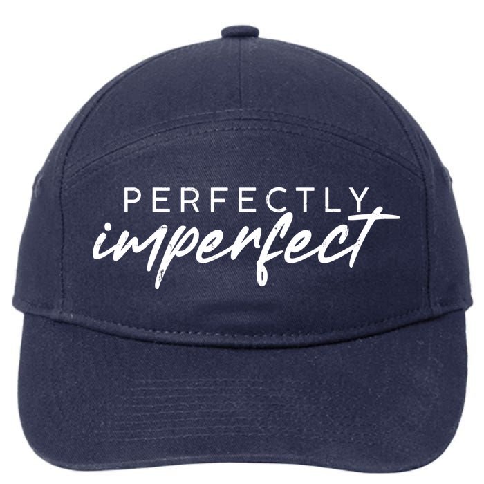 Perfectly Imperfect 7-Panel Snapback Hat