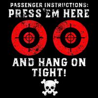 Passenger Instructions Press Em Here Drawstring Bag