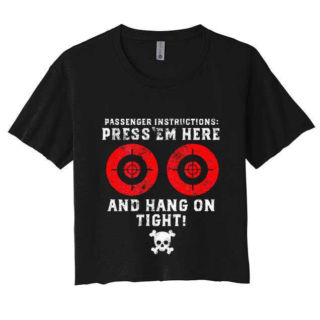 Passenger Instructions Press Em Here Crop Top