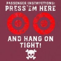 Passenger Instructions Press Em Here 16oz Travel Tumbler