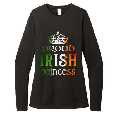 Proud Irish Princess Funny Saint Patrick's Day Womens CVC Long Sleeve Shirt