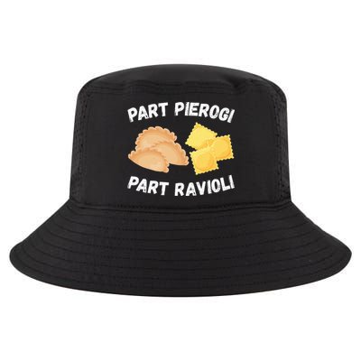 Polish Italian Pride Funny Part Pierogi Part Ravioli Foodie Cool Comfort Performance Bucket Hat