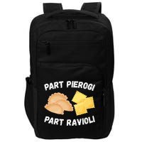 Polish Italian Pride Funny Part Pierogi Part Ravioli Foodie Impact Tech Backpack