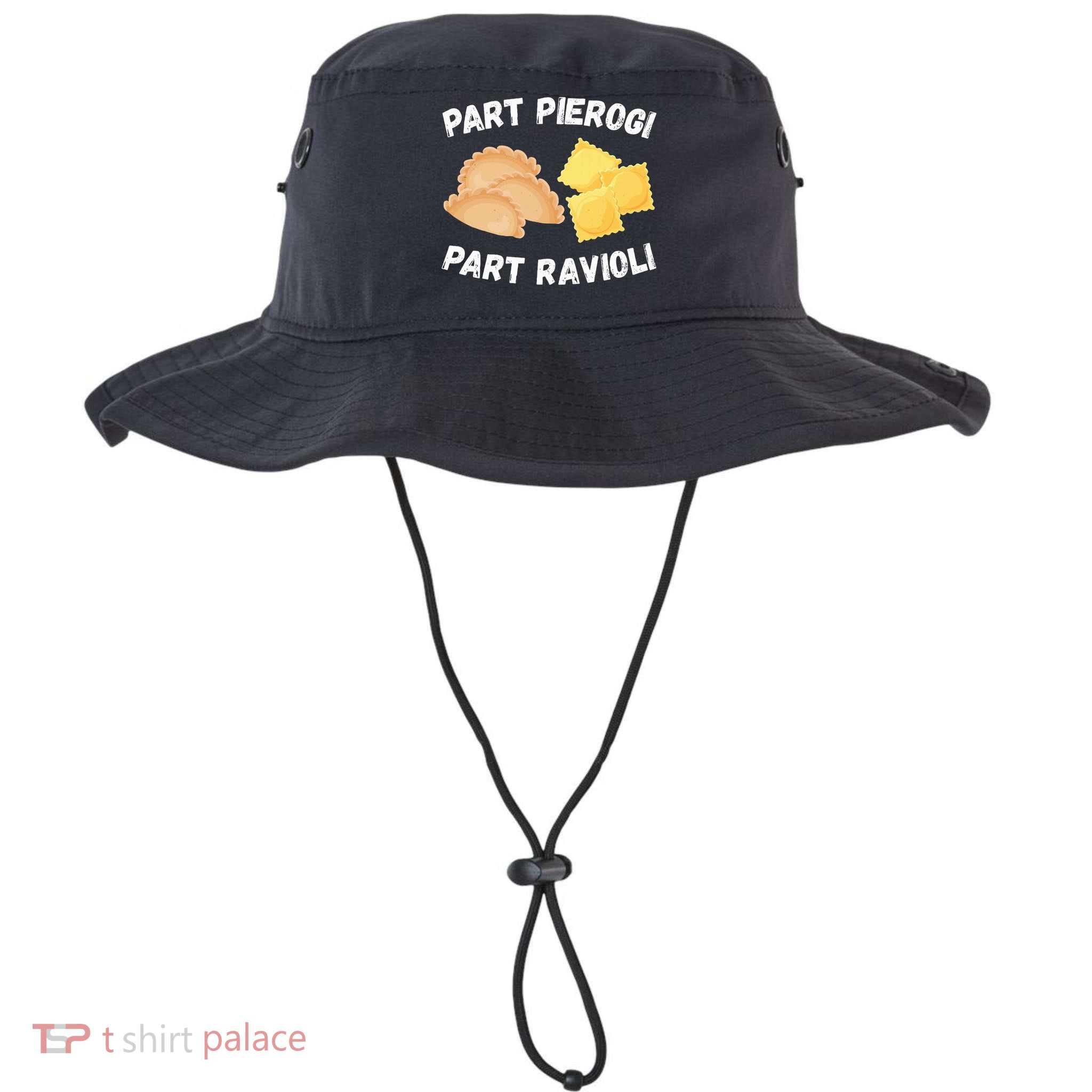 Polish Italian Pride Funny Part Pierogi Part Ravioli Foodie Bucket Hat