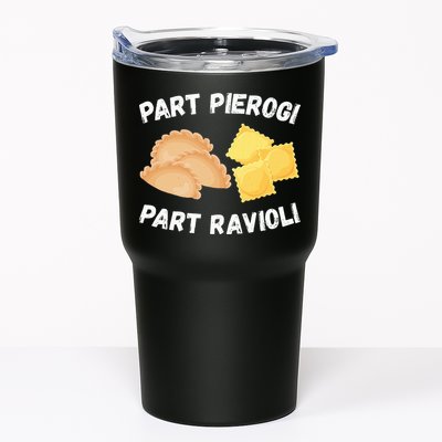 Polish Italian Pride Funny Part Pierogi Part Ravioli Foodie Tumbler
