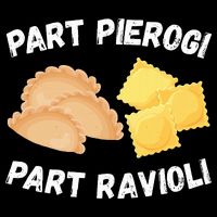Polish Italian Pride Funny Part Pierogi Part Ravioli Foodie Magnet