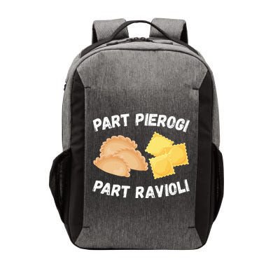 Polish Italian Pride Funny Part Pierogi Part Ravioli Foodie Vector Backpack